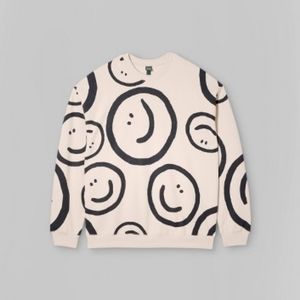 Smiley Face Sweatshirt - XS